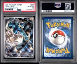 Thundurus 209 Sv: Scarlet & Violet Black Bolt Promo Card PSA 10 - Image 1
