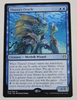 Magic The Gathering Thassa's Oracle Card, MTG, Theros Beyond Death - Image 1