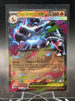 Mega Charizard X EX Double Rare Card 13/94 Pokemon Phantasmal Flames NM/M - Image 1