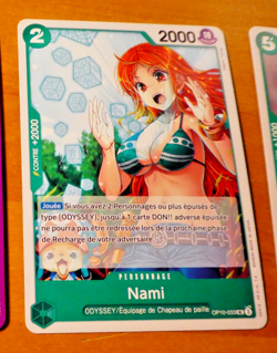 ONE PIECE CARD GAME CARTE FRANCAISE NAMI OP10-033 FR MINT - Image 1
