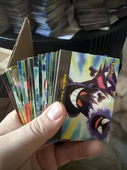 Stack Of 1999/2000 Topps TV Pokemon Cards - Image 1