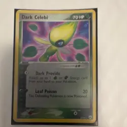 Pokemon Dark Celebi Holo Rare Card 4/101 EX Team Rocket Returns English 2004 TPC - Image 1