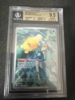 Pokemon TCG Misty's Psyduck IR Destined Rivals Card 193/182 BGS 9.5 GEM MINT - Image 1