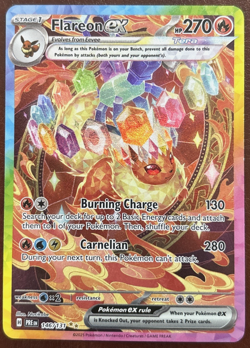 Pokemon TCG Flareon ex 146/131 Sv: Prismatic Evolutions Holo Near Mint Card - Image 1