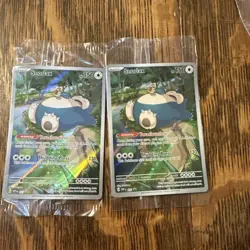 Snorlax 051 Sv: Scarlet & Violet Promo Cards Holo SEALED X2 - Image 1