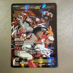 Team Magma's Groudon EX - Double Crisis 15/34 Full Art Holo Pokemon Cards - Image 1