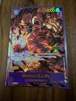 One Piece Card Game Monkey.D.Luffy OP09-119 Secret Rare SEC Alt Art English NM - Image 1