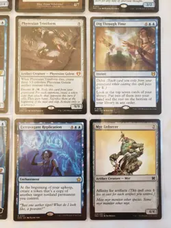 Custom Commander deck LEONARDO DA VINCI Mono Blue Artifacts Magic Duel 100 cards - Image 5