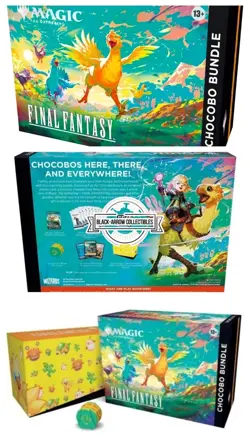Magic The Gathering Final Fantasy Chocobo Bundle Box Set Cards & Extras IN HAND - Image 1