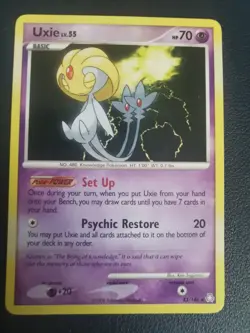 Pokemon Card Uxie 43/146 D&P Legends Awakened Non-Holo Rare - Image 1