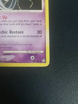 Pokemon Card Uxie 43/146 D&P Legends Awakened Non-Holo Rare - Image 5