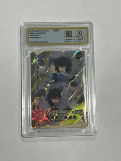 Kiba & Akamaru Naruto Kayou Card NR-SSR-111 Super Rare Holo CGA Gem Mint 10 - Image 1