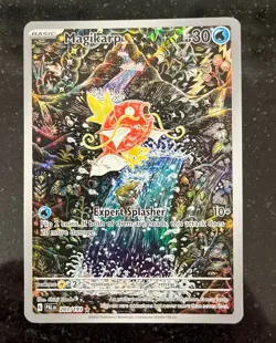 Pokemon 2023 Paldea Evolved Magikarp Holo Illustration Rare Card 203/193 - Image 1