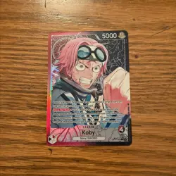 One Piece Card TCG - Koby Alt Art OP11-001 A Fist of Divine Speed Foil - Image 2