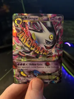 Pokemon TCG M Gengar EX Black Star Promo Card XY166 - Image 3