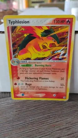 TYPHLOSION Unseen Forces POKEMON Holo Foil 2005 Trading Card 17/115 TCG - Image 1