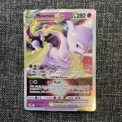 Mewtwo VSTAR 031/078 Pokemon GO Ultra Rare Pokemon TCG Card LP - Image 1