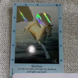 Bella Sara NORTHERN LIGHTS- FOIL Skinfaxe Card S16/17 - Image 1