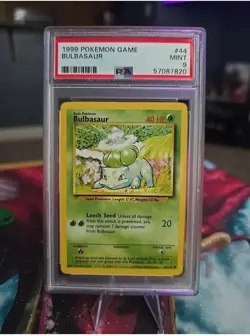 Pokemon Bulbasaur Base Set Unlimited Card 044/102 - Image 1