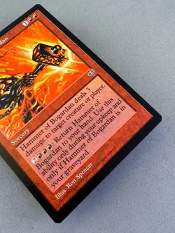 Hammer of Bogardan Mirage MTG-Unplayed Near Mint-Vintage Magic the Gathering - Image 4