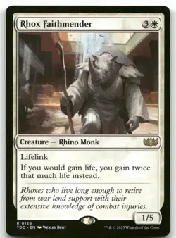 Rhox Faithmender #128 MTG Tarkir Dragonstorm TDC NM X1 - Image 1