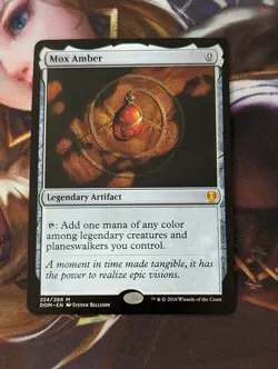 MTG Sticker CEDH Mox Amber Artifact - Image 1