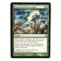 Stonewood Invocation LP Time Spiral Rare MTG See Photos Magic the Gathering - Image 1