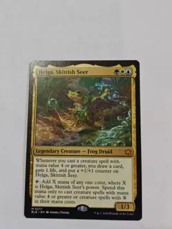 Helga, Skittish Seer Bloomburrow Regular - Image 1