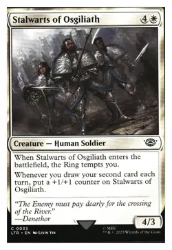 Stalwarts of Osgiliath The Lord of the Rings MTG - NM+ *Mythic Relics* - Image 1