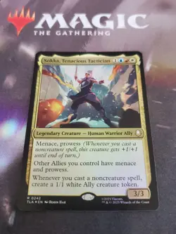 Mtg. Sokka, Tenacious Tactician. Foil. Avatar: The Last Airbender. Pack Fresh - Image 1