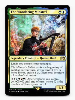 The Wandering Minstrel [Final Fantasy] MTG Magic- NM 🌳💧 - Image 1