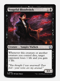Vengeful Bloodwitch [Foundations] MTG 💀 - Image 1