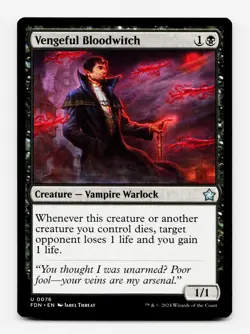 Vengeful Bloodwitch [Foundations] MTG 💀 - Image 5