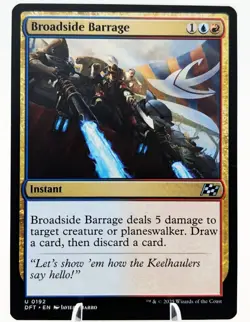 Broadside Barrage | DFT | Instant Removal Loot | MTG Pioneer Modern EDH | NEW NM - Image 1