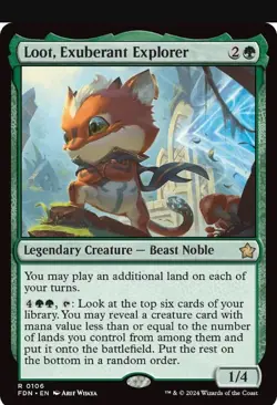 Loot, Exuberant Explorer R 106 Magic The Gathering - Image 1