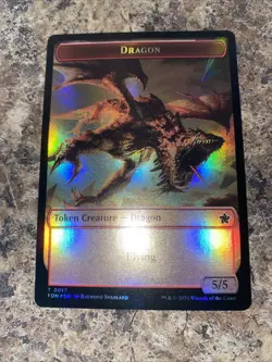 Dragon (0016) Dragon (0017) Doubled-Sided Token Foundations Foil - Image 2