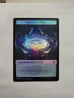 MTG - Replicated Ring / Treasure Token Kaldheim Foil #018 - Image 1