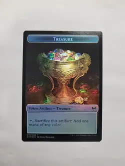 MTG - Replicated Ring / Treasure Token Kaldheim Foil #018 - Image 3
