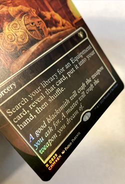 MTG Steelshaper’s Gift BORDERLESS FOIL Commander Masters 629 NM - Image 2