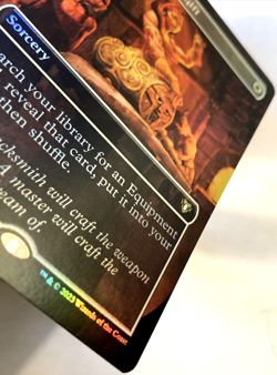 MTG Steelshaper’s Gift BORDERLESS FOIL Commander Masters 629 NM - Image 3