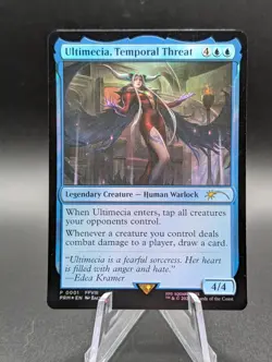 MTG: Ultimecia, Temporal Threat | Foil | Final Fantasy Promo | Pack Fresh NM | - Image 1