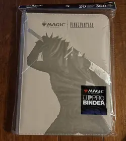 ULTRA PRO Magic MTG Final Fantasy 9-Pocket Premium Zippered PRO-Binder Cloud New - Image 1