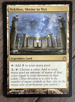 MTG Nykthos, Shrine to Nyx - Theros #223 - Image 1