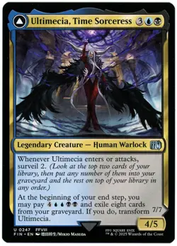 Ultimecia, Time Sorceress / Ultimecia, Omnipotent - 0247 - Final Fantasy MTG - Image 1