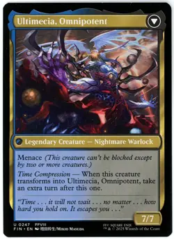 Ultimecia, Time Sorceress / Ultimecia, Omnipotent - 0247 - Final Fantasy MTG - Image 2