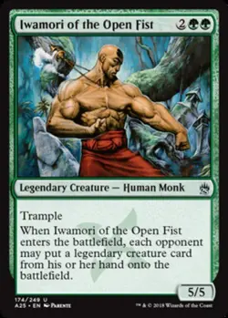 [4x] Iwamori of the Open Fist - Foil Near Mint, English Masters 25 MTG Magic - Image 1