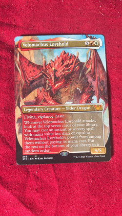 MTG Velomachus Lorehold (Borderless) - Strixhaven: School of Mages (STX) - Image 1