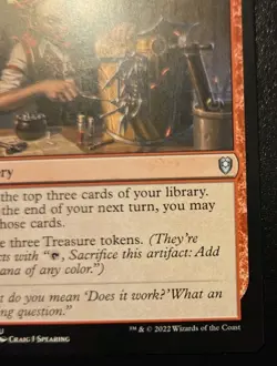 Inspired Tinkering 183/361 Uncommon Battle For Baldur's Gate Magic The Gathering - Image 5