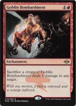 Goblin Bombardment R Modern Horizons 2 279 - LP MTG - Image 1