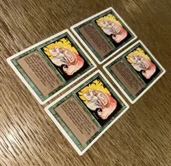 MTG X4 * Llanowar Elves X4 Near Mint Unplayed Revised Edition Playset SellbyCyn - Image 2